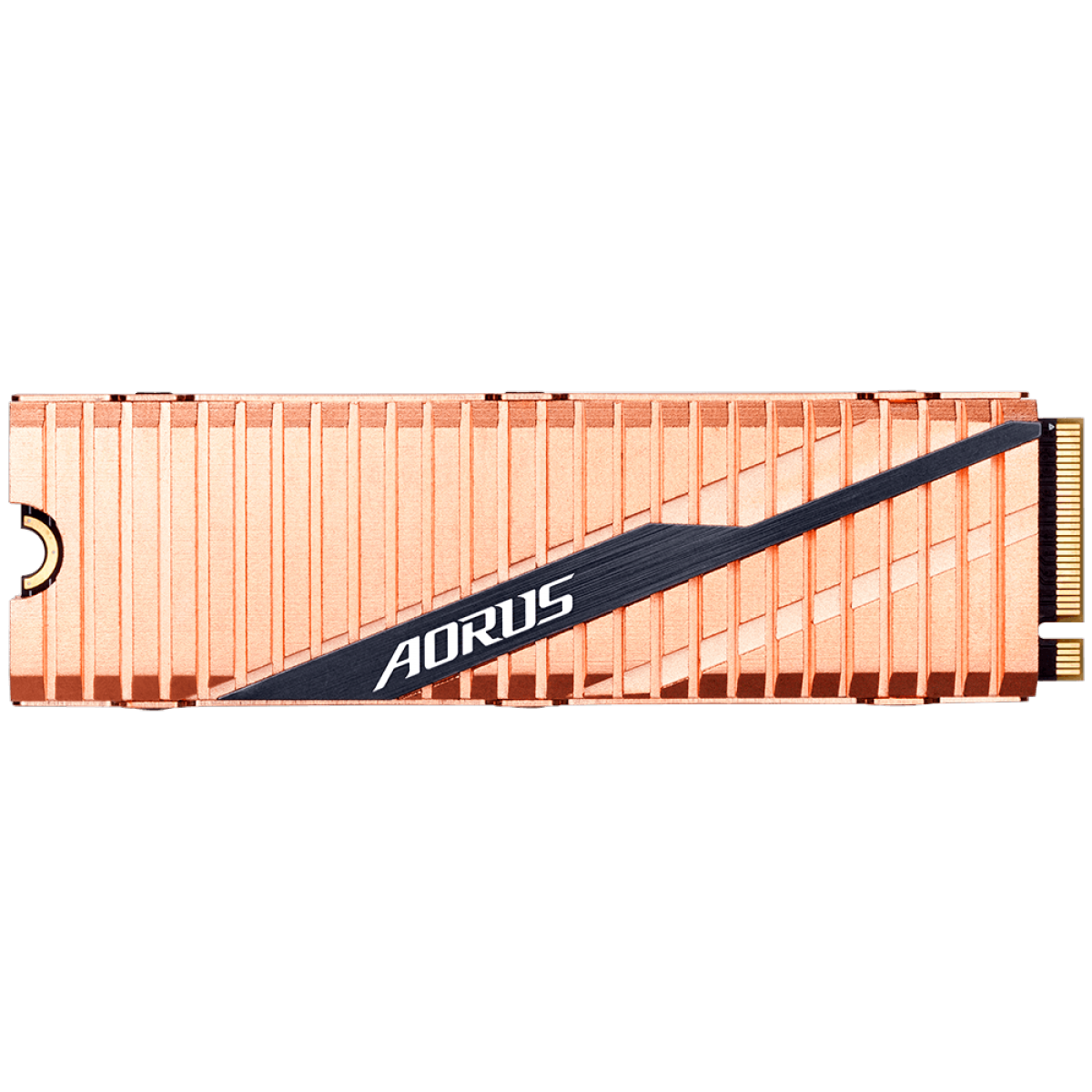 SSD Gigabyte Aorus Gen4, 1TB, M.2 2280, NVMe, Leitura 5000MBs e Gravação 4400MBs, GP-ASM2NE6100TTTD