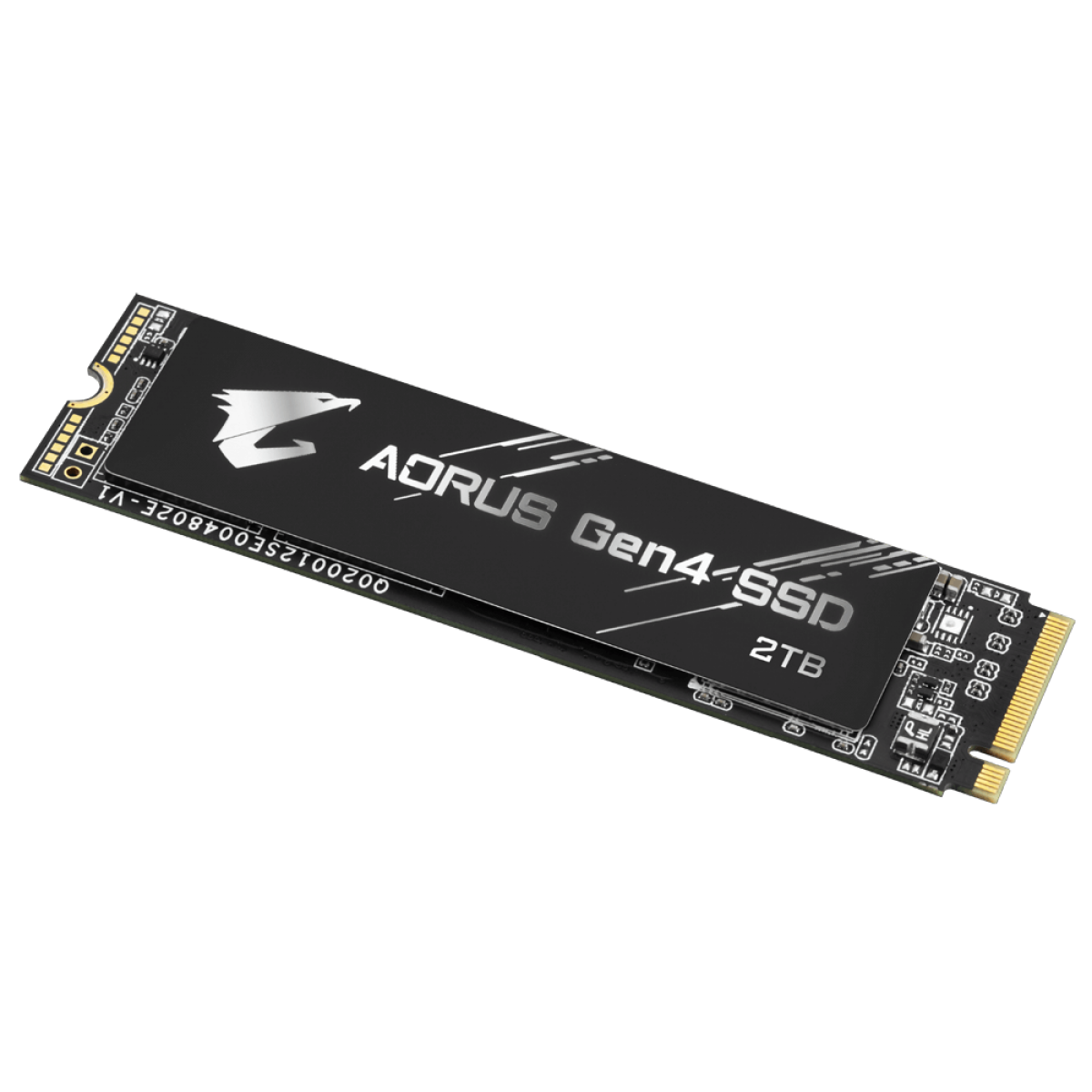 SSD Gigabyte Aorus Gen4, 2TB, M.2 2280, NVMe, Leitura 5000MBs e Gravação 4400MBs, GP-AG42TB