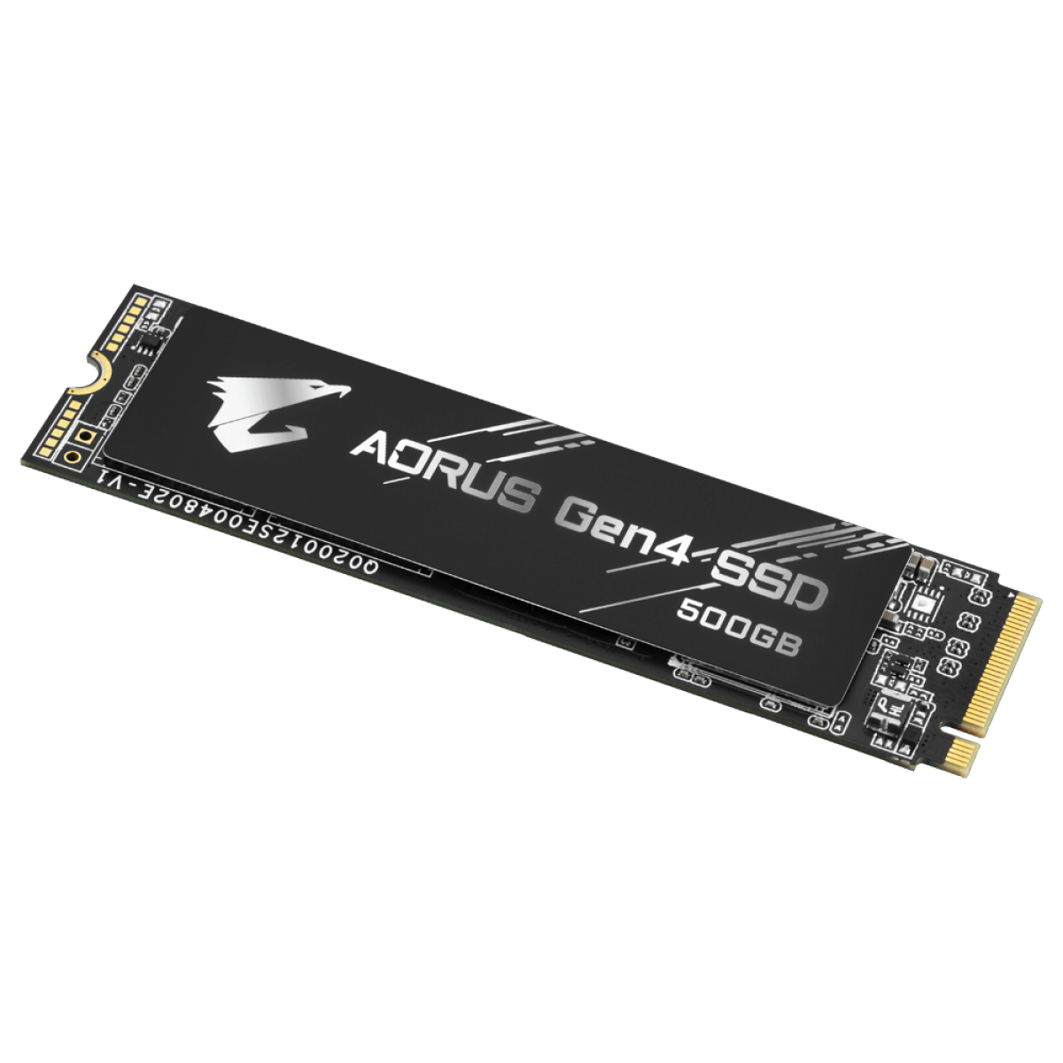 SSD Gigabyte Aorus Gen4, 500GB, M.2 2280, NVMe, Leitura 5000MBs e Gravação 2500MBs, GP-AG4500G