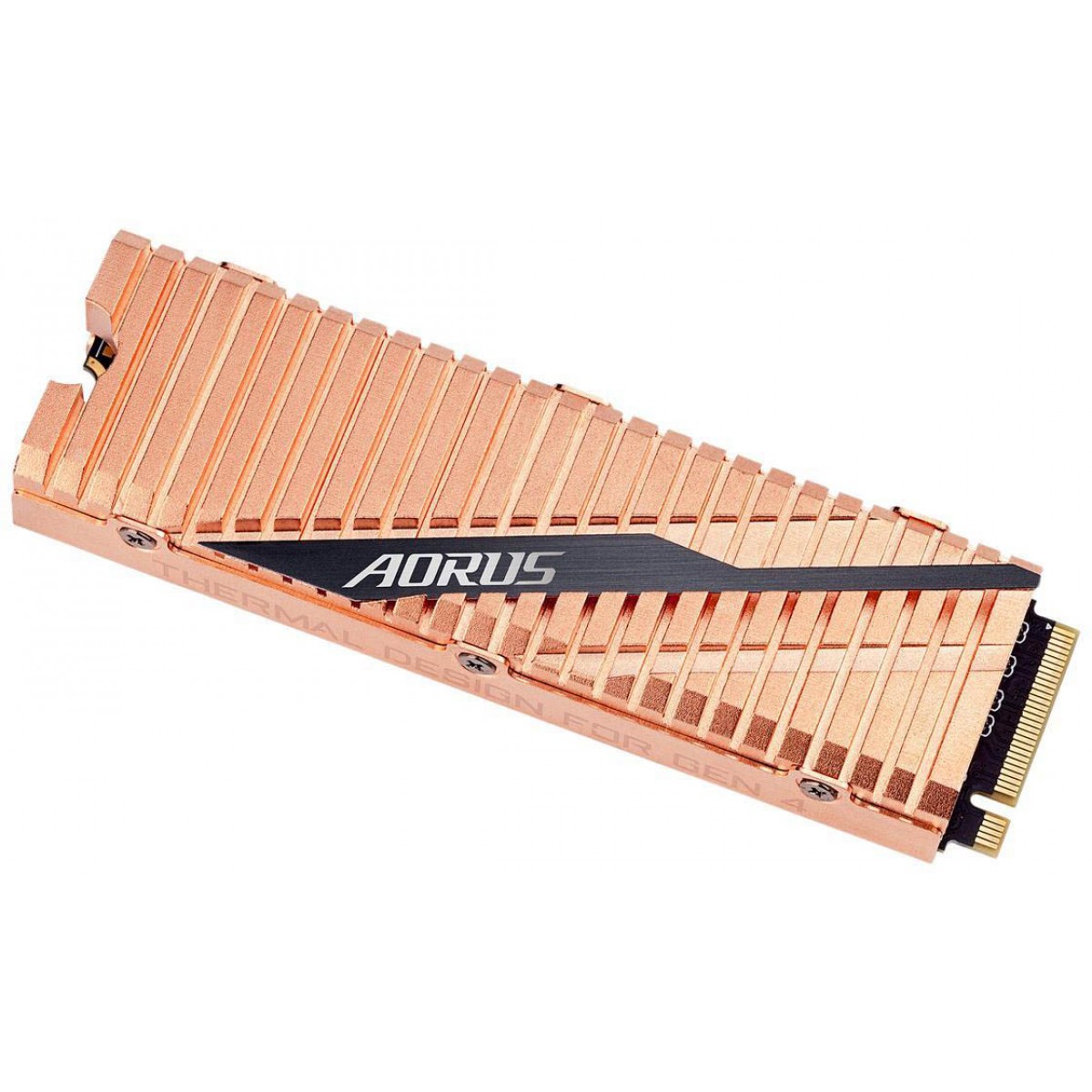 SSD Gigabyte Aorus, 500GB, M.2 2280, NVMe, Leitura 5000MBs e Gravação 2500MBs, GP-ASM2NE6500GTTD