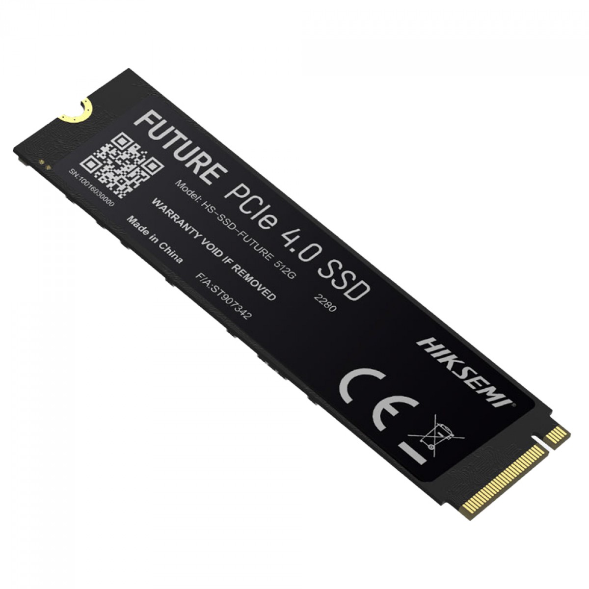 SSD Hiksemi Future X 1TB com Dissipador Heatsink, M.2 2280 NVMe, Gen 4X4, Leitura 7450 MB/s e Gravação 6600 MB/s, HS-SSD-FUTUREX 1024G
