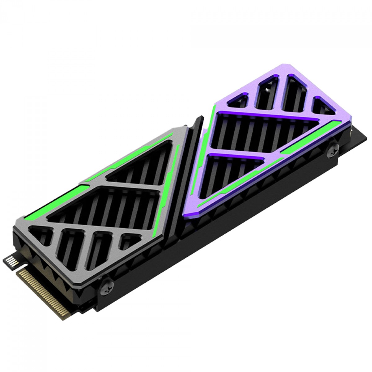 SSD Hiksemi Future X 1TB com Dissipador Heatsink, M.2 2280 NVMe, Gen 4X4, Leitura 7450 MB/s e Gravação 6600 MB/s, HS-SSD-FUTUREX 1024G