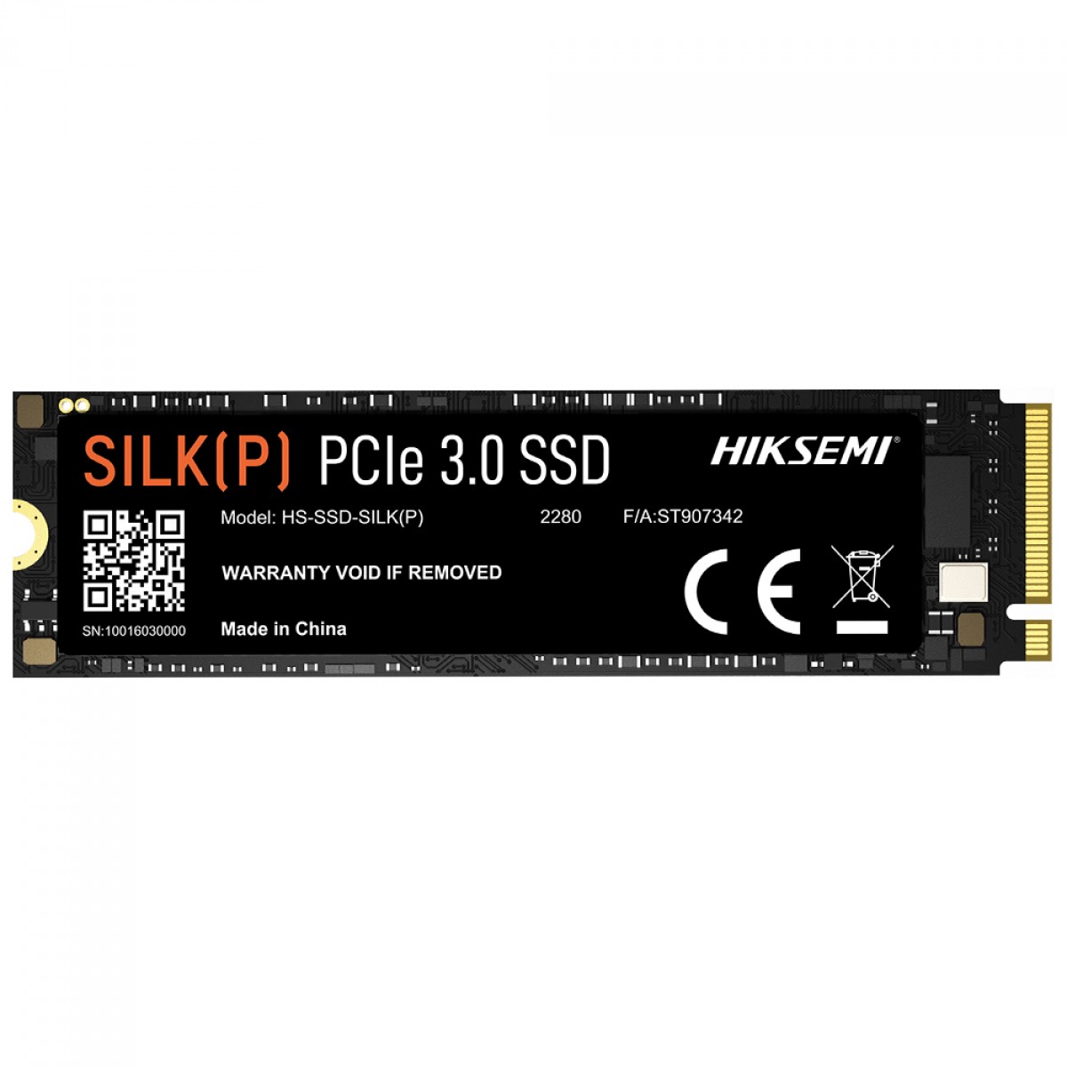 SSD Hiksemi Silk(P), 256GB, M.2 2280, PCIe 3.0, Leitura 2280MBs e Gravação 1800MBs, HS-SSD-SILK(P) 256G