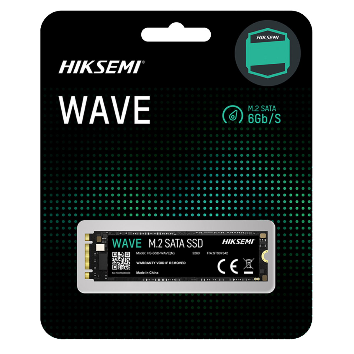 SSD Hiksemi Wave 1T, M.2 2280, Leitura 560MBs e Gravação 510MBs, HS-SSD-WAVE(N)