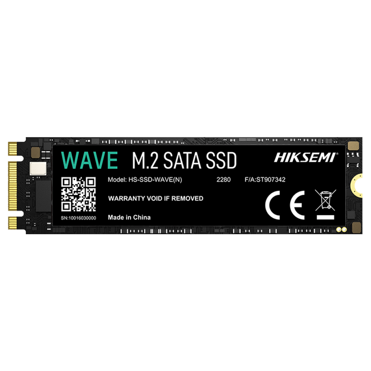 SSD Hiksemi Wave 1T, M.2 2280, Leitura 560MBs e Gravação 510MBs, HS-SSD-WAVE(N)