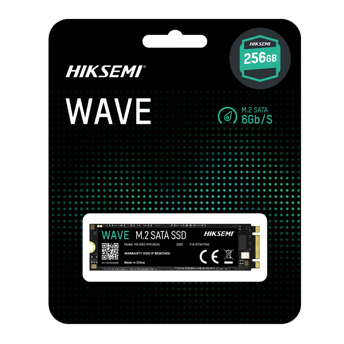 SSD Hiksemi Wave(N), 256GB, M.2 2280, Leitura 560MBs e Gravação 480MBs, HS-SSD-WAVE(N) 256G