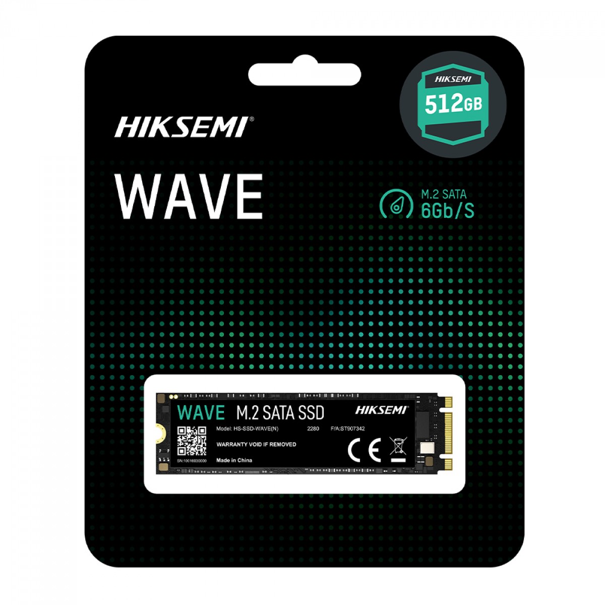 SSD Hiksemi Wave(N), 512GB, M.2 2280, Leitura 560MBs e Gravação 500MBs, HS-SSD-WAVE(N) 512G
