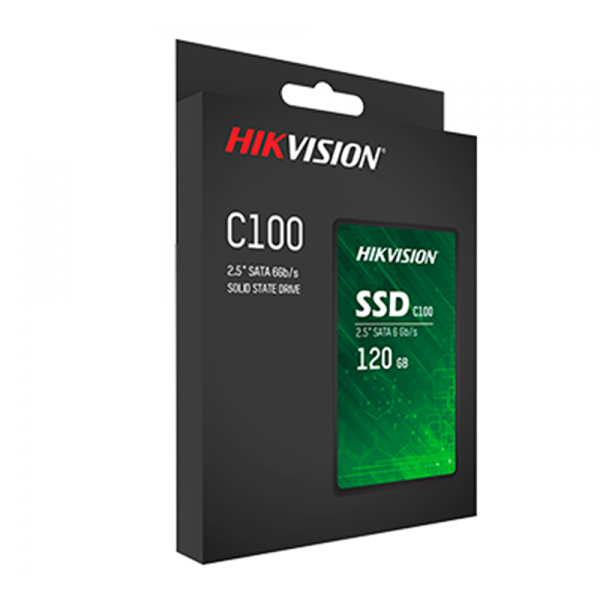 SSD Hikvision C100, 120GB, Sata III, Leitura 550MBs e Gravação 420MBs, HS-SSD-C100/120G