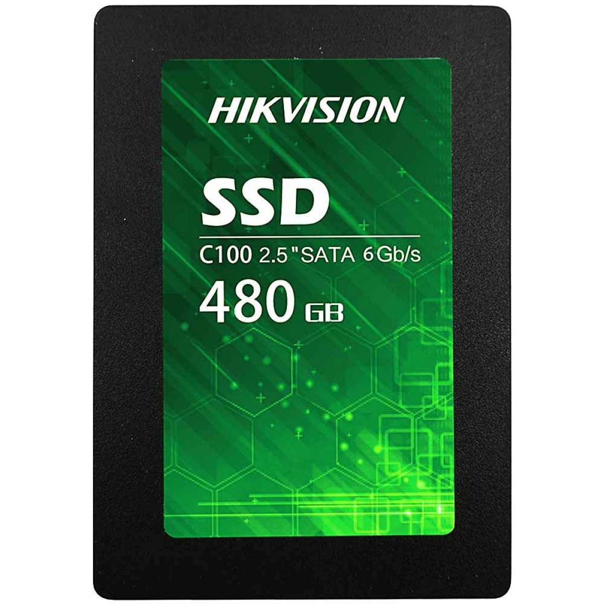 SSD Hikvision C100, 480GB, Sata III, Leitura 550MBs e Gravação 470MBs, HS-SSD-C100/480G