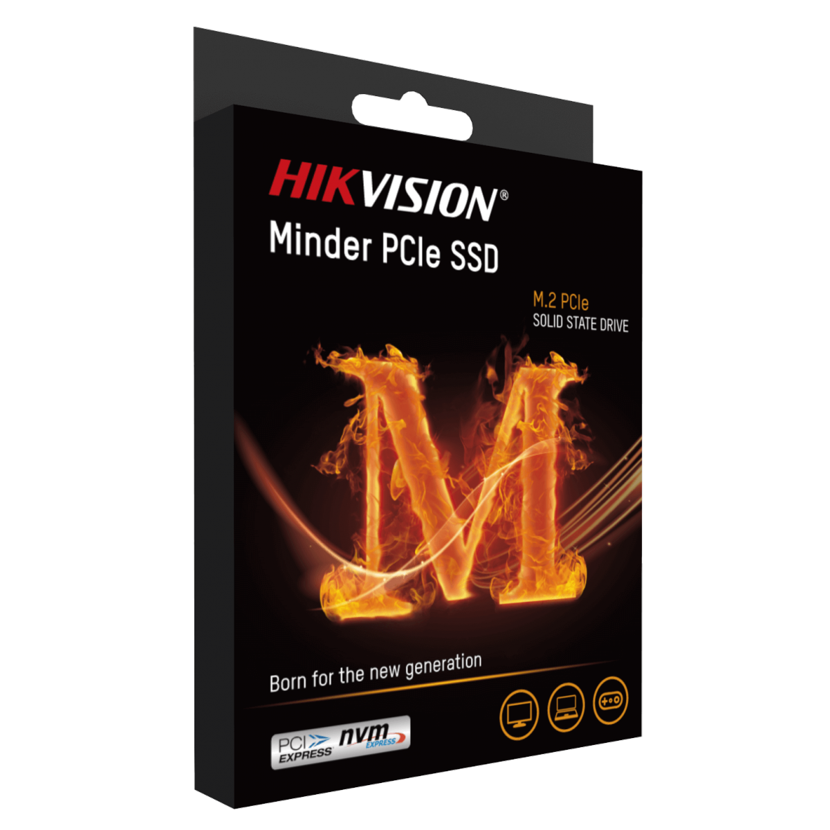 SSD Hikvision Minder, 128GB, M.2 2280 NVMe, Leitura 980MBs e Gravação 620MBs, HS-SSD-Minder(P)/128G