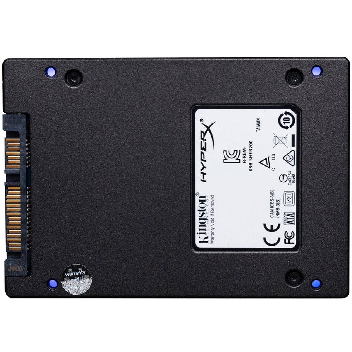 SSD Kingston Hyperx Fury RGB, 240GB, Sata III, Leitura 550MBs e Gravação 480MBs, SHFR200-240G