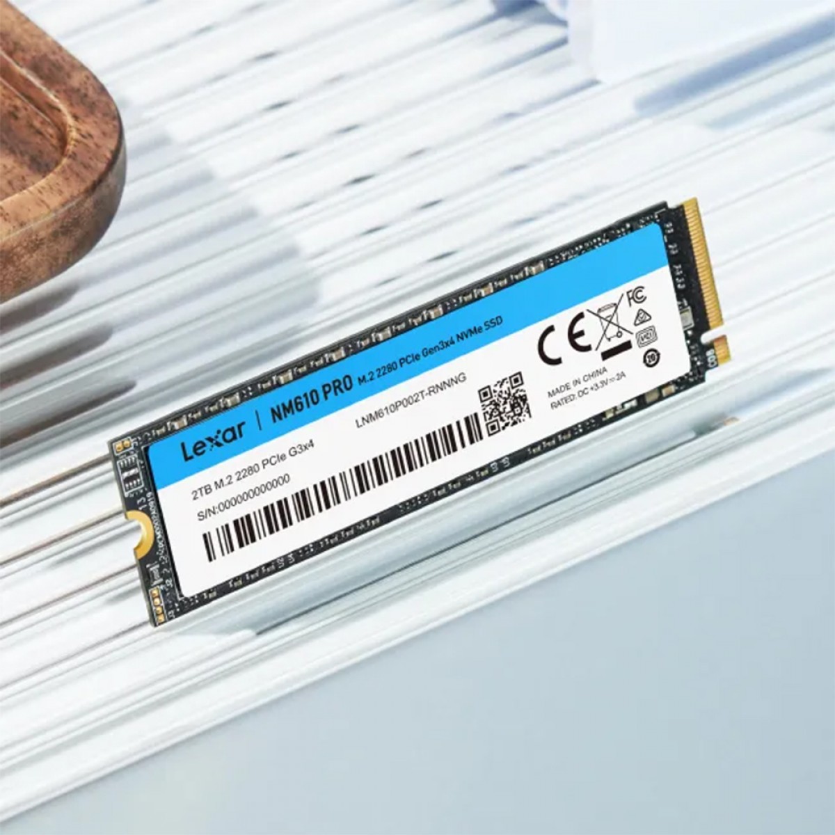 SSD Lexar NM610 Pro, 1TB, M.2 NVMe, leitura De 3300MBs, Gravação