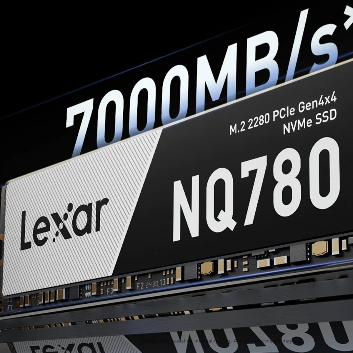 SSD Lexar NQ780, 512GB, M.2 NVMe, 2280, PCIe 4.0, Leitura 5000MBs e Gravação 2500MBs, LNQ780X512G-RNNNG