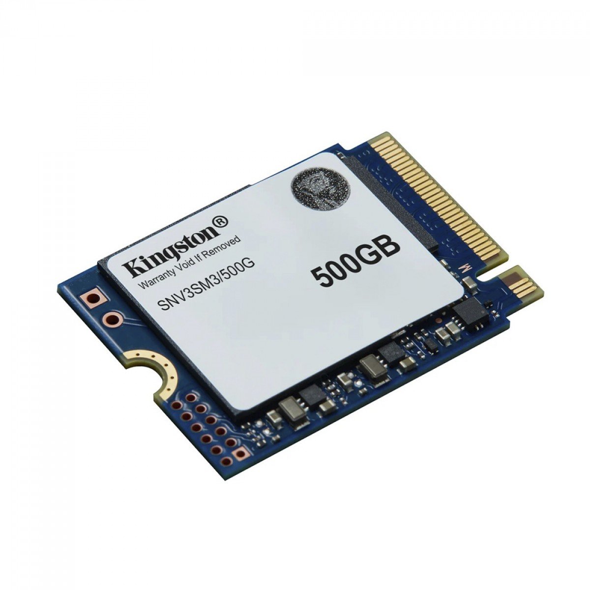 SSD Mini Kingston NV3, 500GB, M.2 NVMe, 2230, PCIe 4.0, Leitura 5000MBs e Gravação 3000MBs, SNV3SM3/500G