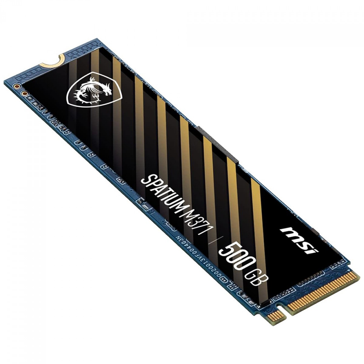 SSD MSI Spatium M371, 500GB, M.2 NVMe PCIe 3.0, Leitura 2200MBs e Gravação 1150MBs, S78-440K160-P83