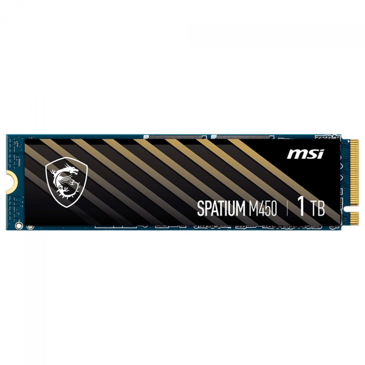 SSD MSI Spatium M450, 1TB, M.2 NVMe PCIe 4.0, Leitura 3400MBs e Gravação 2400MBs, S78-440L0M0-P83