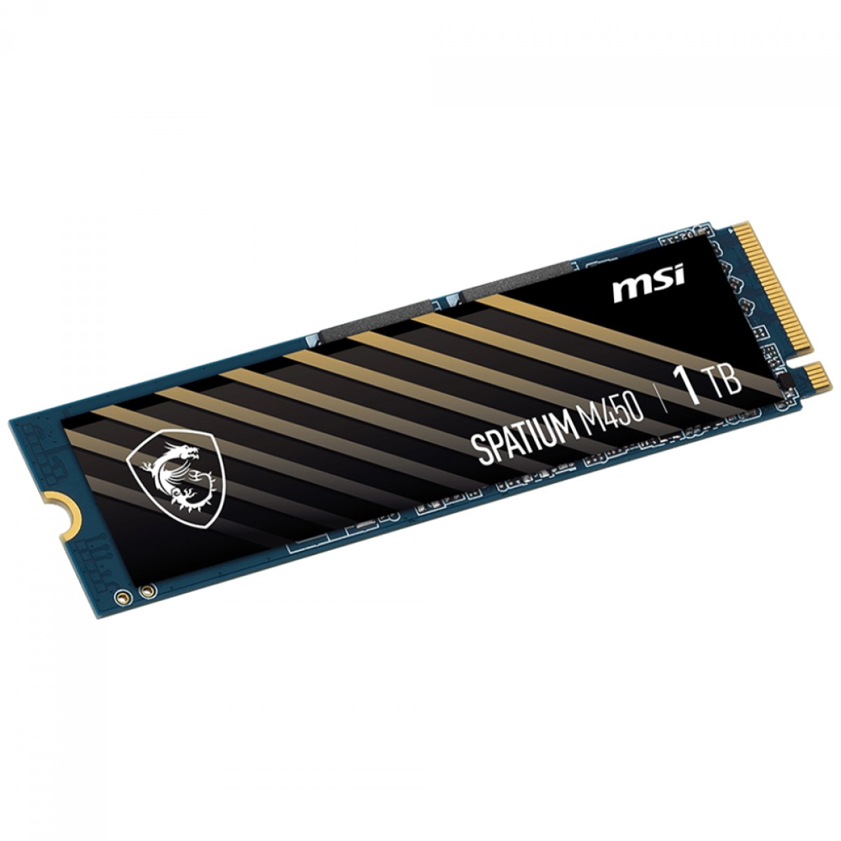 SSD MSI Spatium M450, 1TB, M.2 NVMe PCIe 4.0, Leitura 3400MBs e Gravação 2400MBs, S78-440L0M0-P83