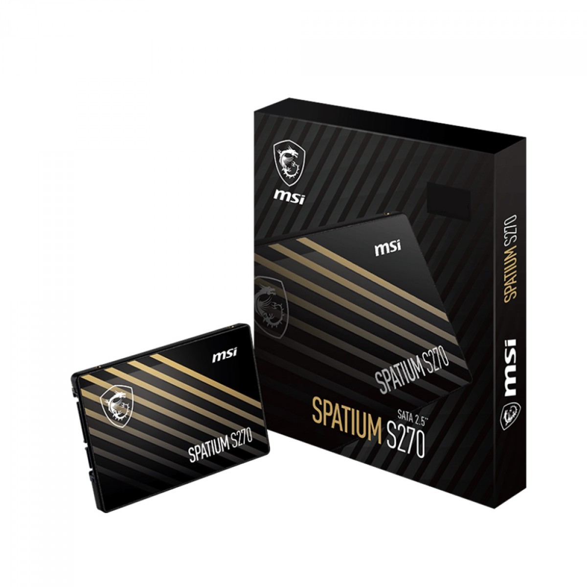 SSD MSI Spatium S270, 960GB, Sata III, Leitura 500MBs e Gravação 450MBs, S78-440P130-P83