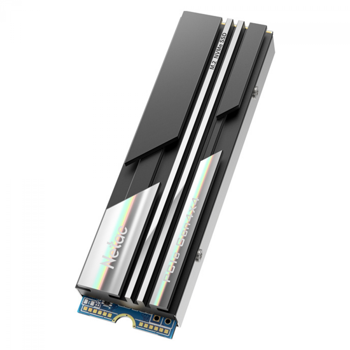 SSD Netac NV5000, 2TB, M.2 NVMe, 2280, Leitura 4800MBs e Gravação 4600MBs, Com Dissipador, NT01NV5000-2T0-E4X