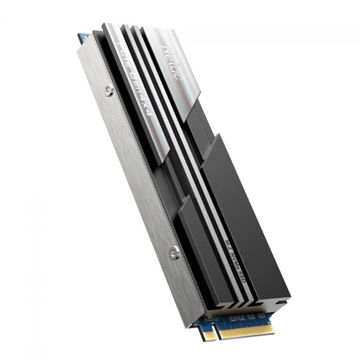 SSD Netac NV5000, 2TB, M.2 NVMe, 2280, Leitura 4800MBs e Gravação 4600MBs, Com Dissipador, NT01NV5000-2T0-E4X