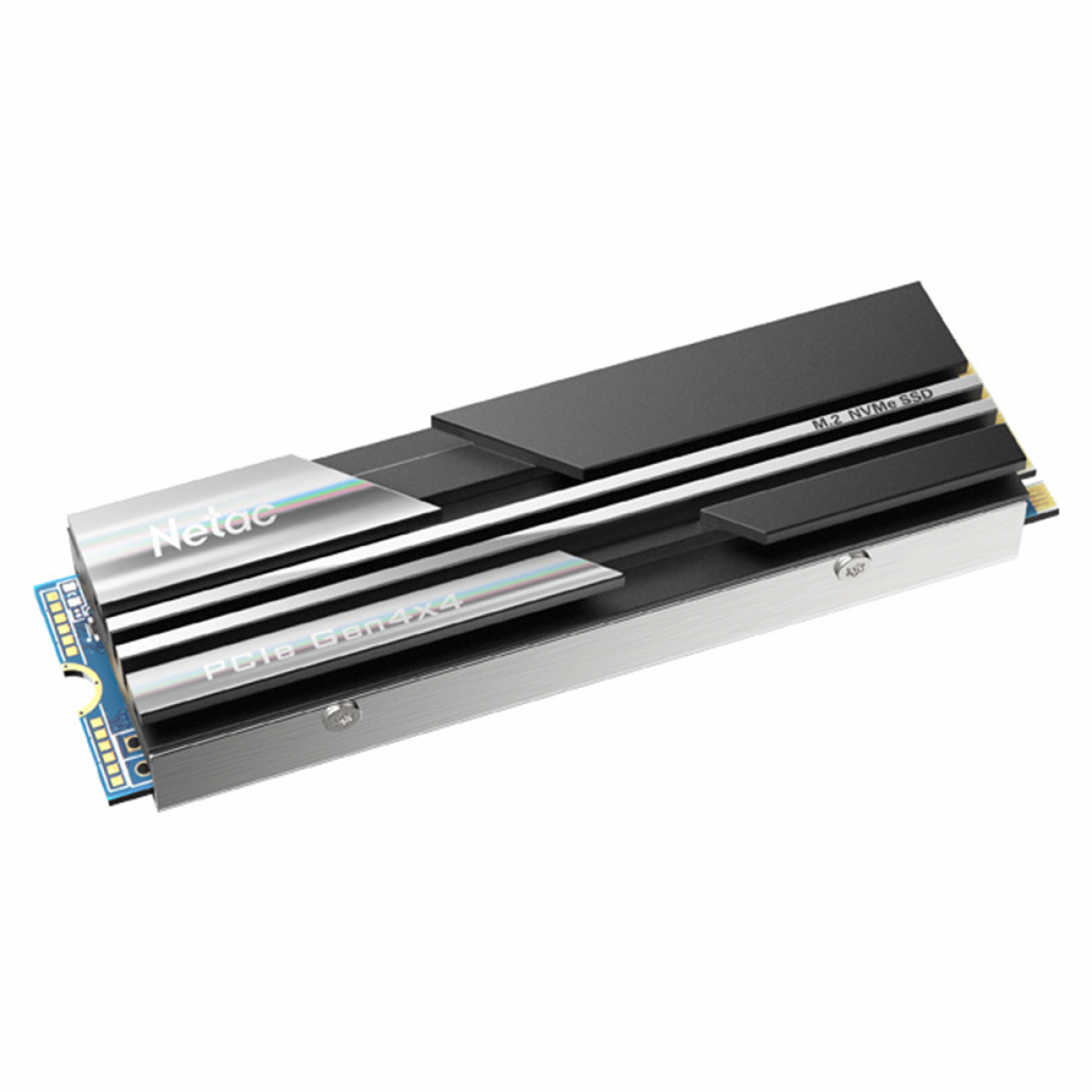 SSD Netac NV5000, 2TB, M.2 NVMe, 2280, Leitura 4800MBs e Gravação 4600MBs, Com Dissipador, NT01NV5000-2T0-E4X