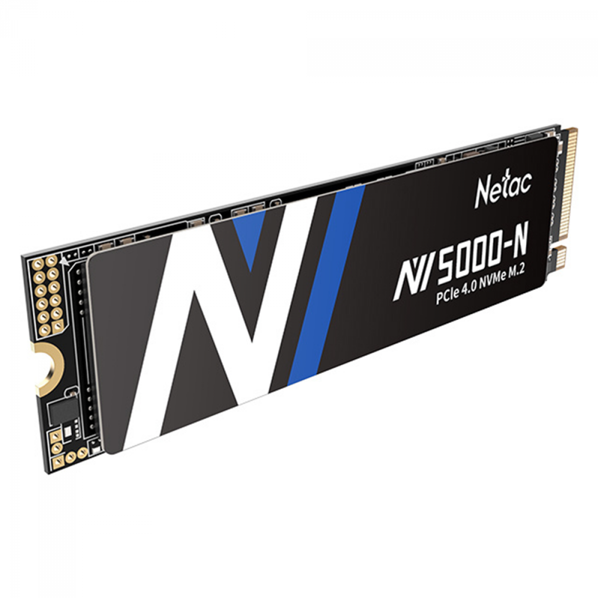 SSD Netac NV5000-N, 500GB, M.2 NVMe, 2280, Leitura 4800MBs e Gravação 2700MBs, NT01NV5000N-500-E4X