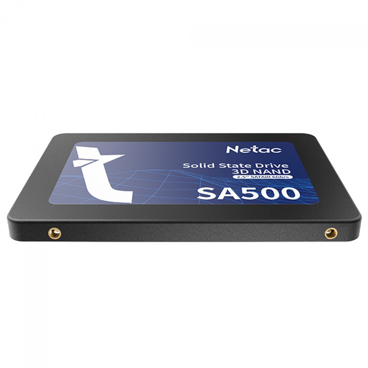 SSD Netac SA500, 120GB, Sata III, Leitura 500MBs e Gravação 400MBs, NT01SA500-120-S3X