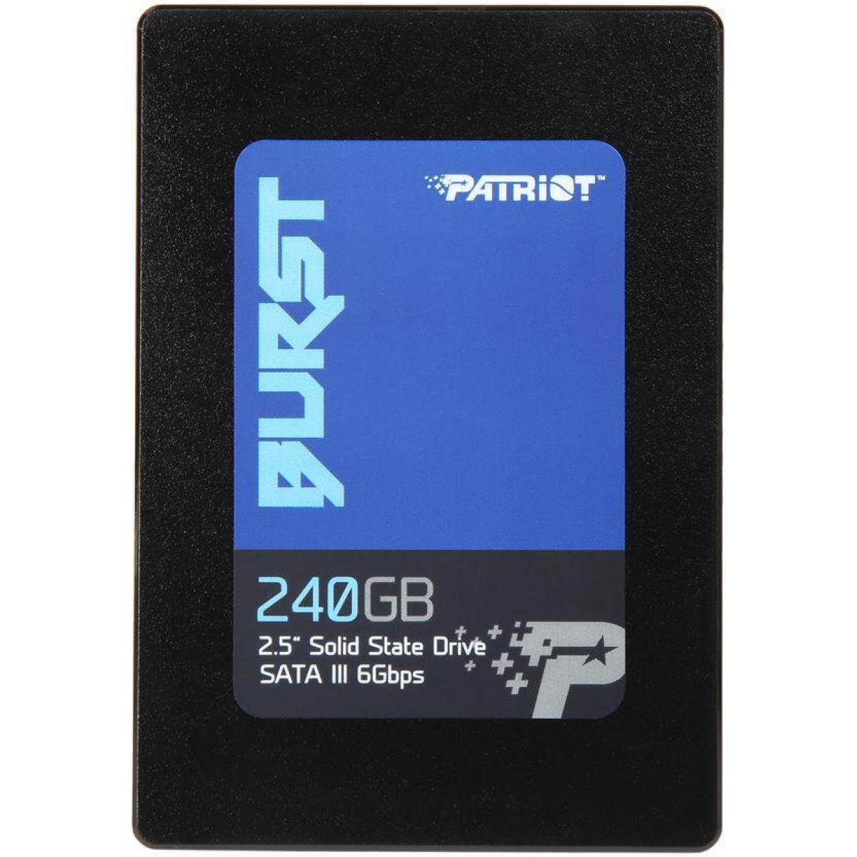 SSD Patriot Burst, 240GB, Sata III, Leitura 555MBs e Gravação 500MBs, PBU240GS25SSDR