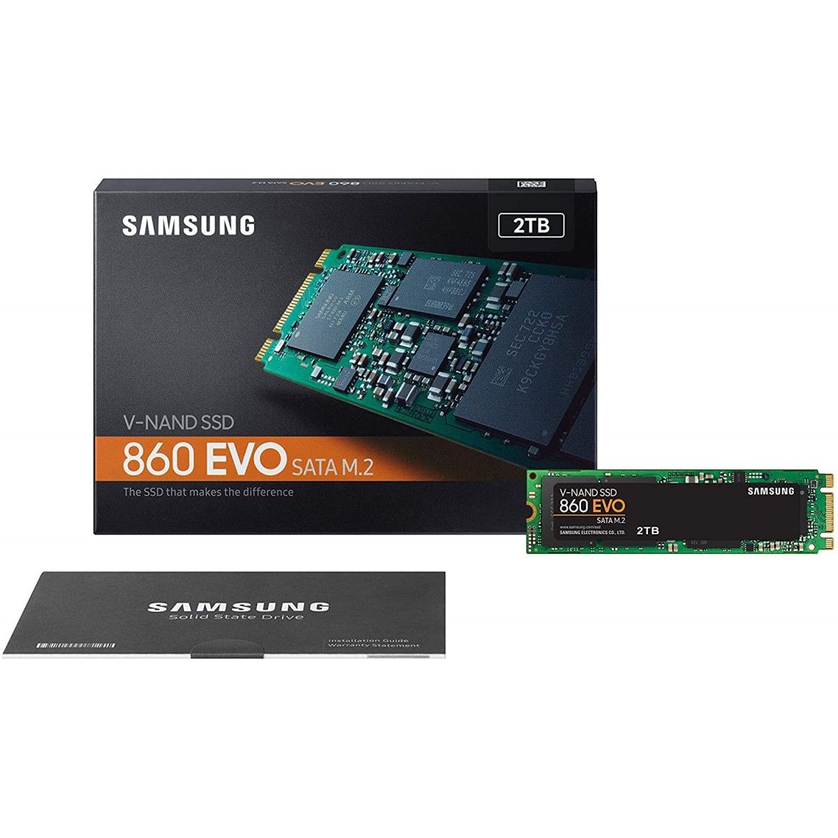 SSD Samsung 860 Evo 2TB, M.2, MZ-N6E2T0BW