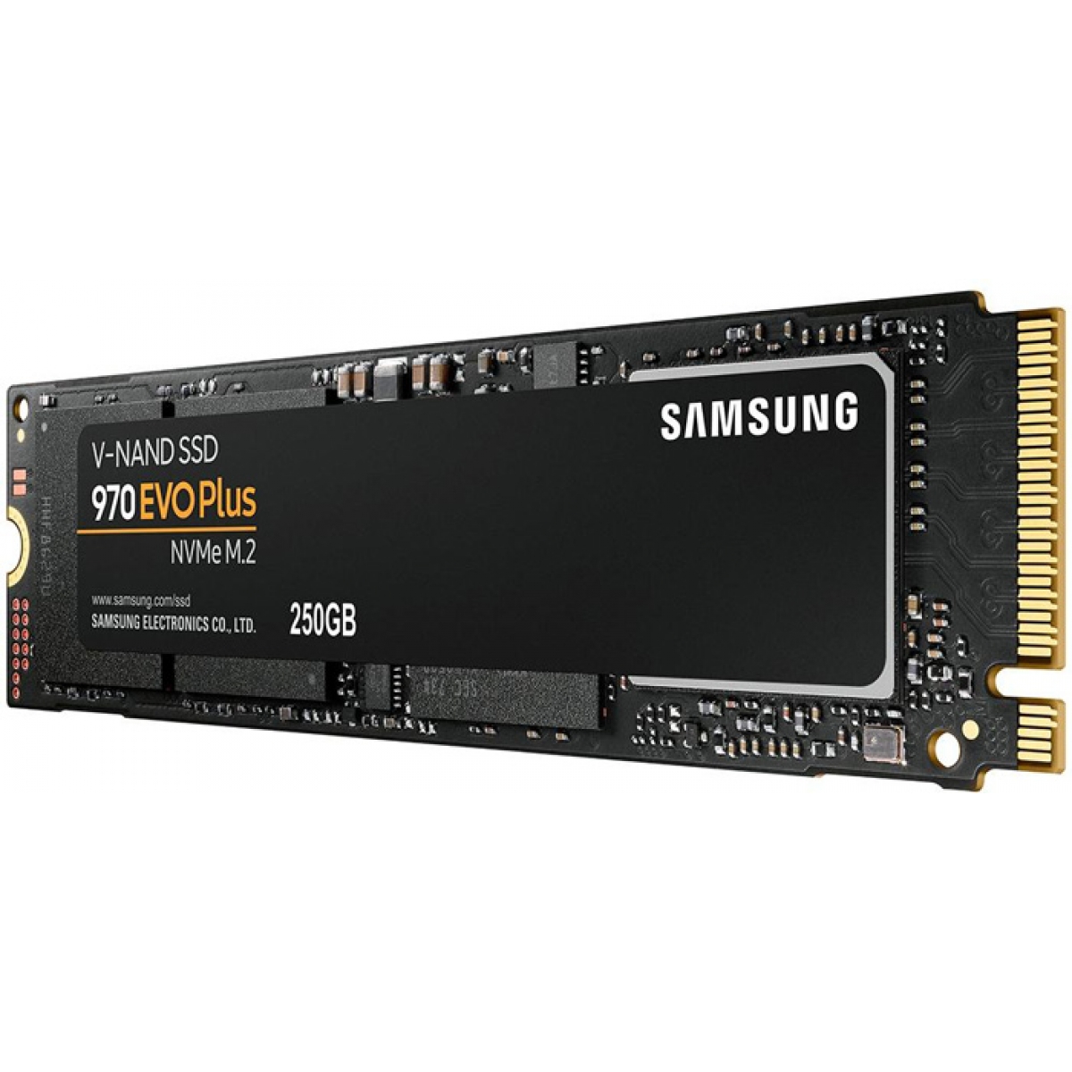 SSD Samsung 970 EVO Plus, 250GB, M.2 2280, NVMe, Leitura 3500MBs e Gravação 2300MBs, MZ-V7S250B/AM