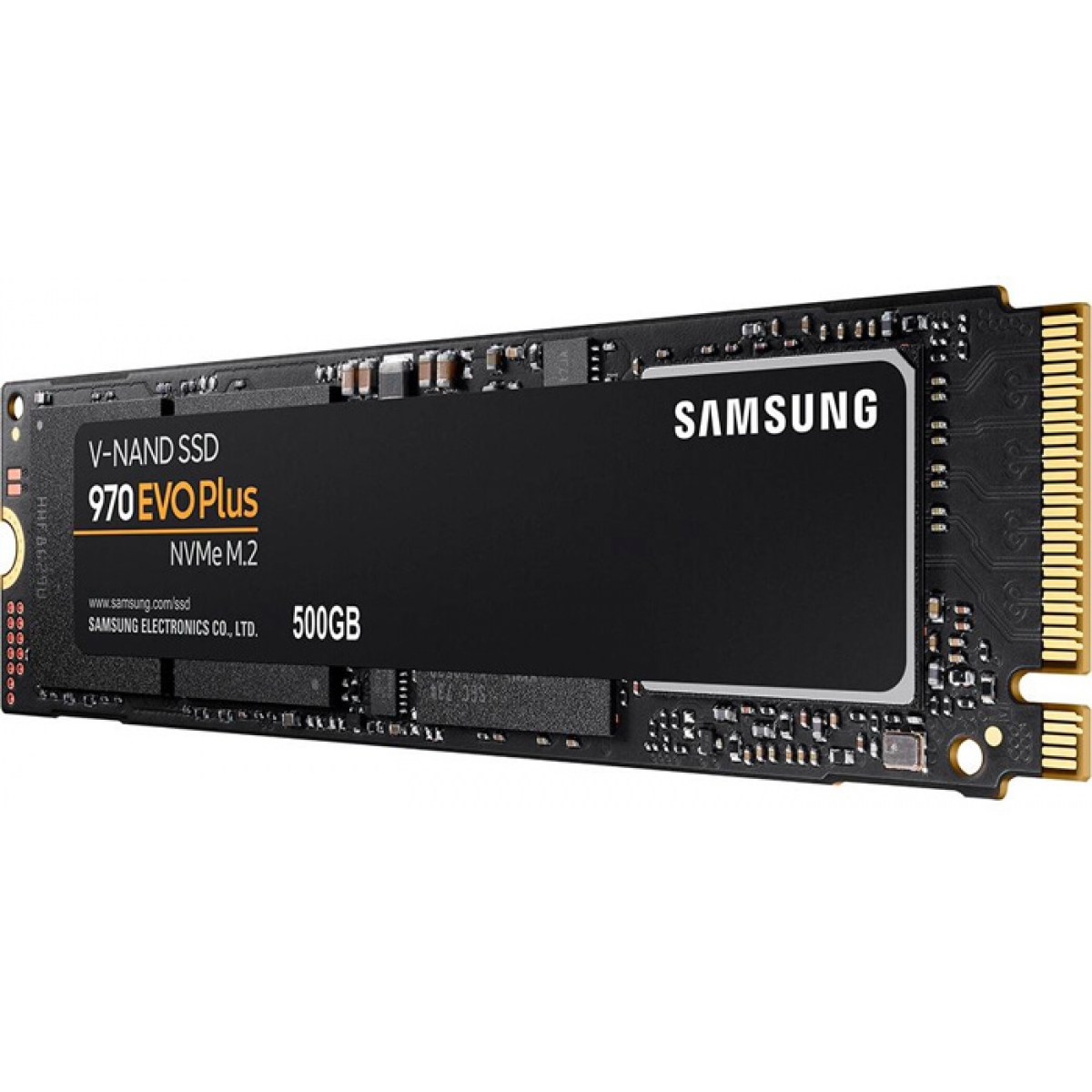 SSD Samsung 970 EVO Plus, 500GB, M.2 2280, NVMe, Leitura 3500MBs e Gravação 3200MBs, MZ-V7S500B-AM