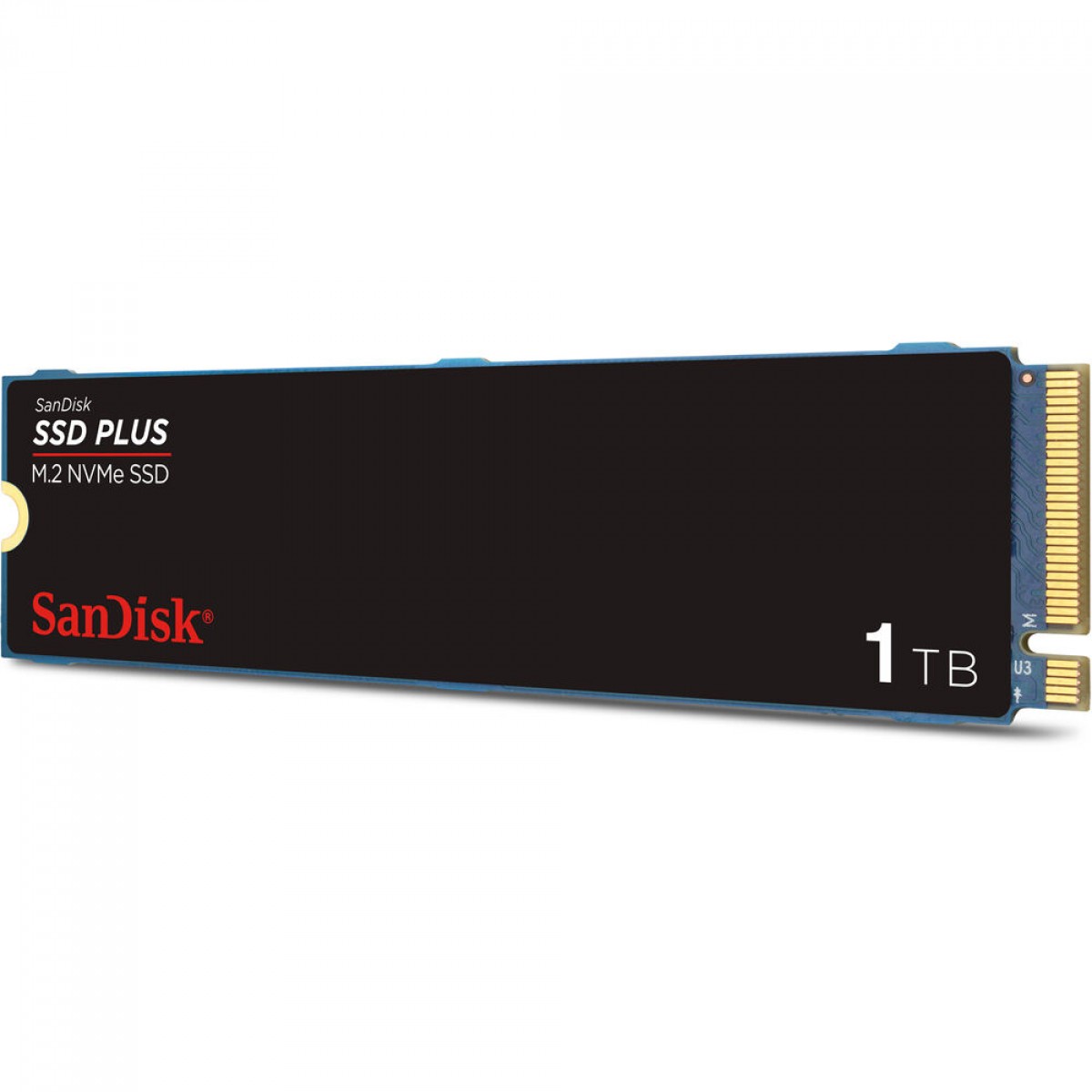 SSD Sandisk Plus - 1TB, NVMe, M.2 2280, Leitura até 3200MB/s, Gravação até 2500MB/s