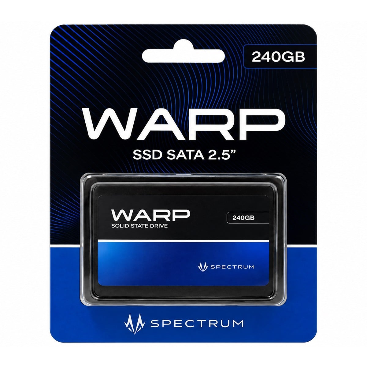 SSD Spectrum Warp, 240GB, Sata III, Leitura 500MBs e Gravação 400MBs, ST-SD-WRS240G