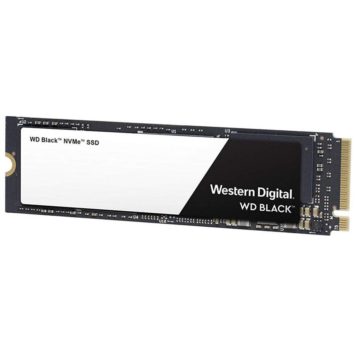 SSD WD_Black, 500GB, M.2 2280, NVMe, Leitura 3400MBs e Gravação 2500MBs, WDS500G2X0C