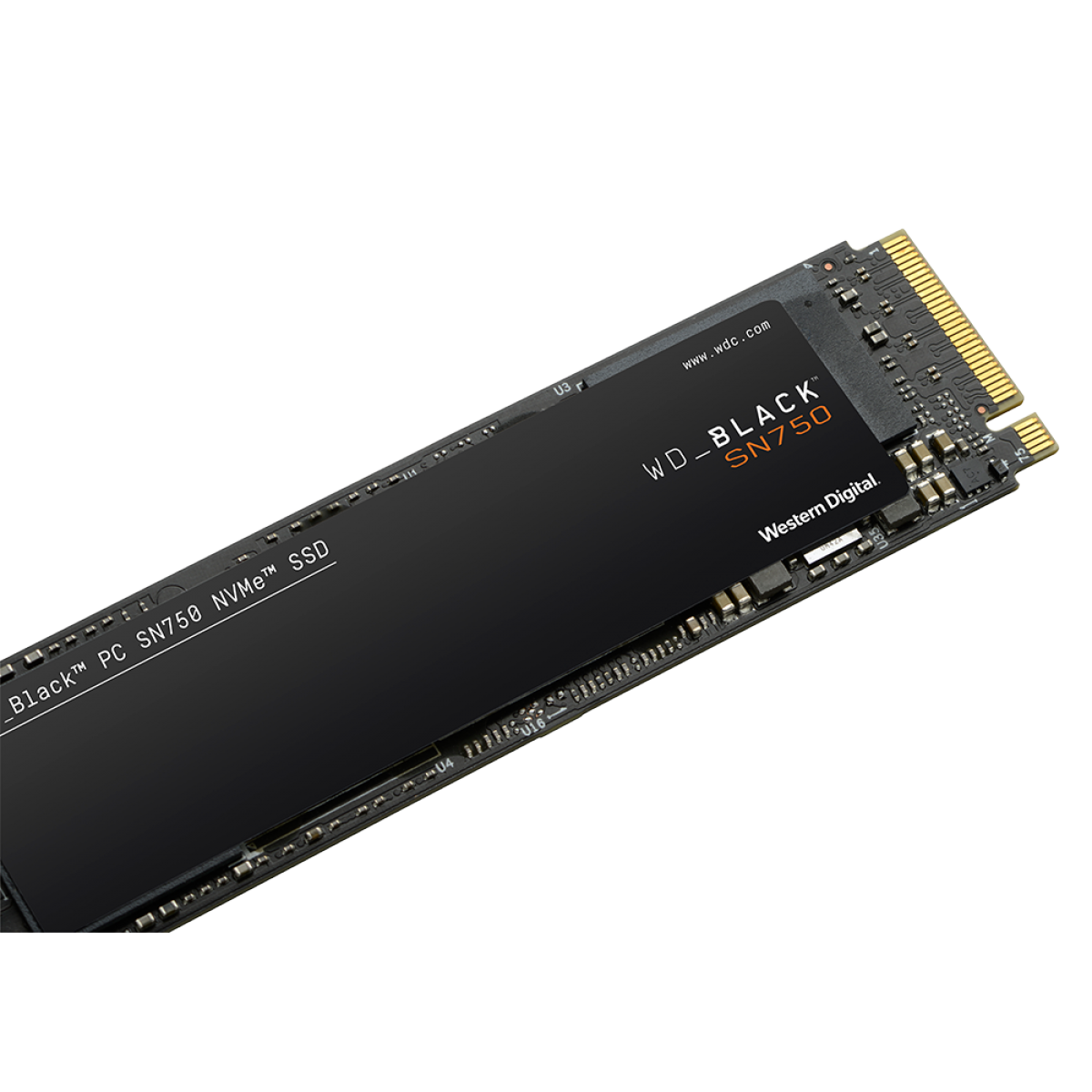 SSD WD Black SN750 2TB, M.2 2280, Nvme, Leitura 3400MBs, Gravação 2900MBs, WDS200T3X0C