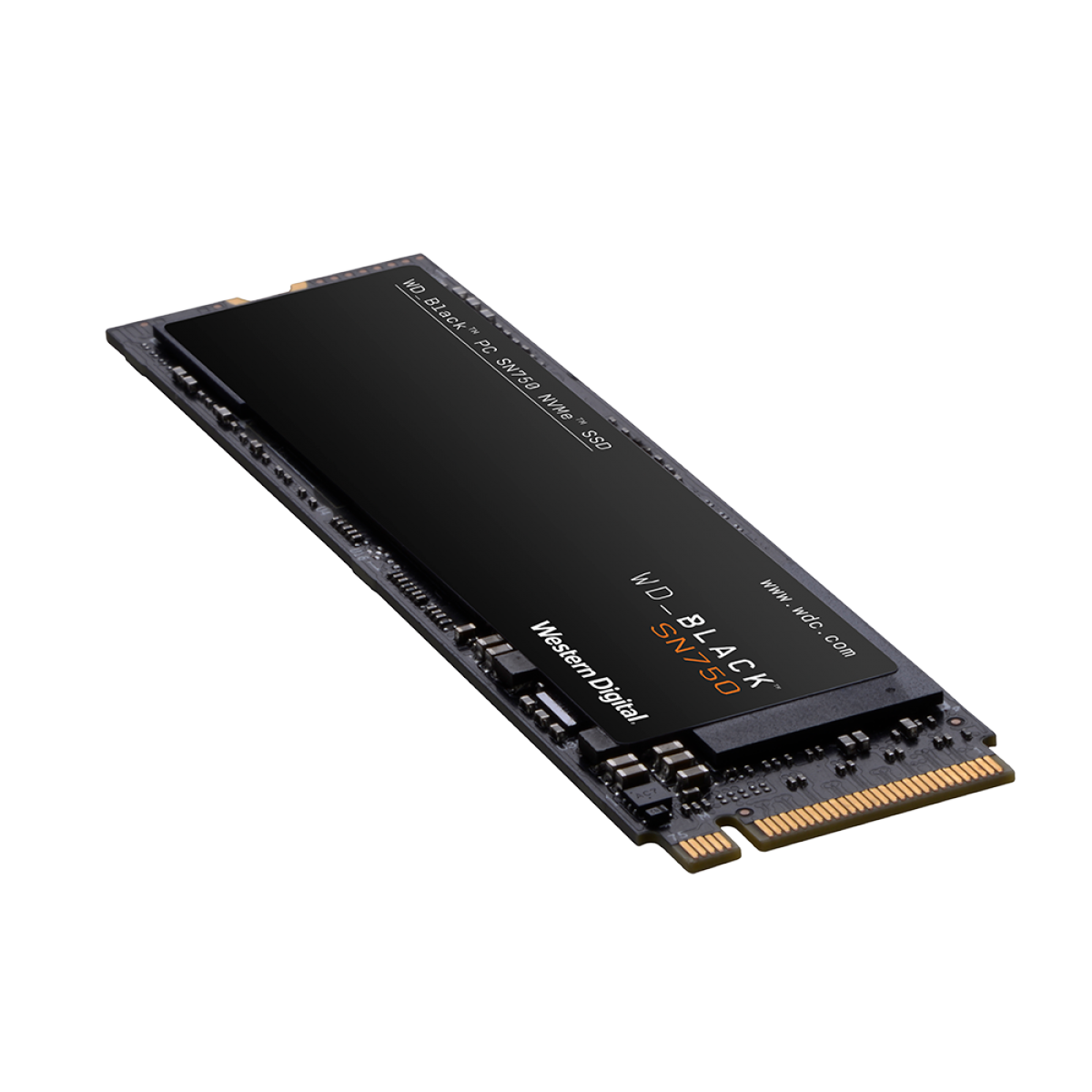 SSD WD Black SN750 2TB, M.2 2280, Nvme, Leitura 3400MBs, Gravação 2900MBs, WDS200T3X0C