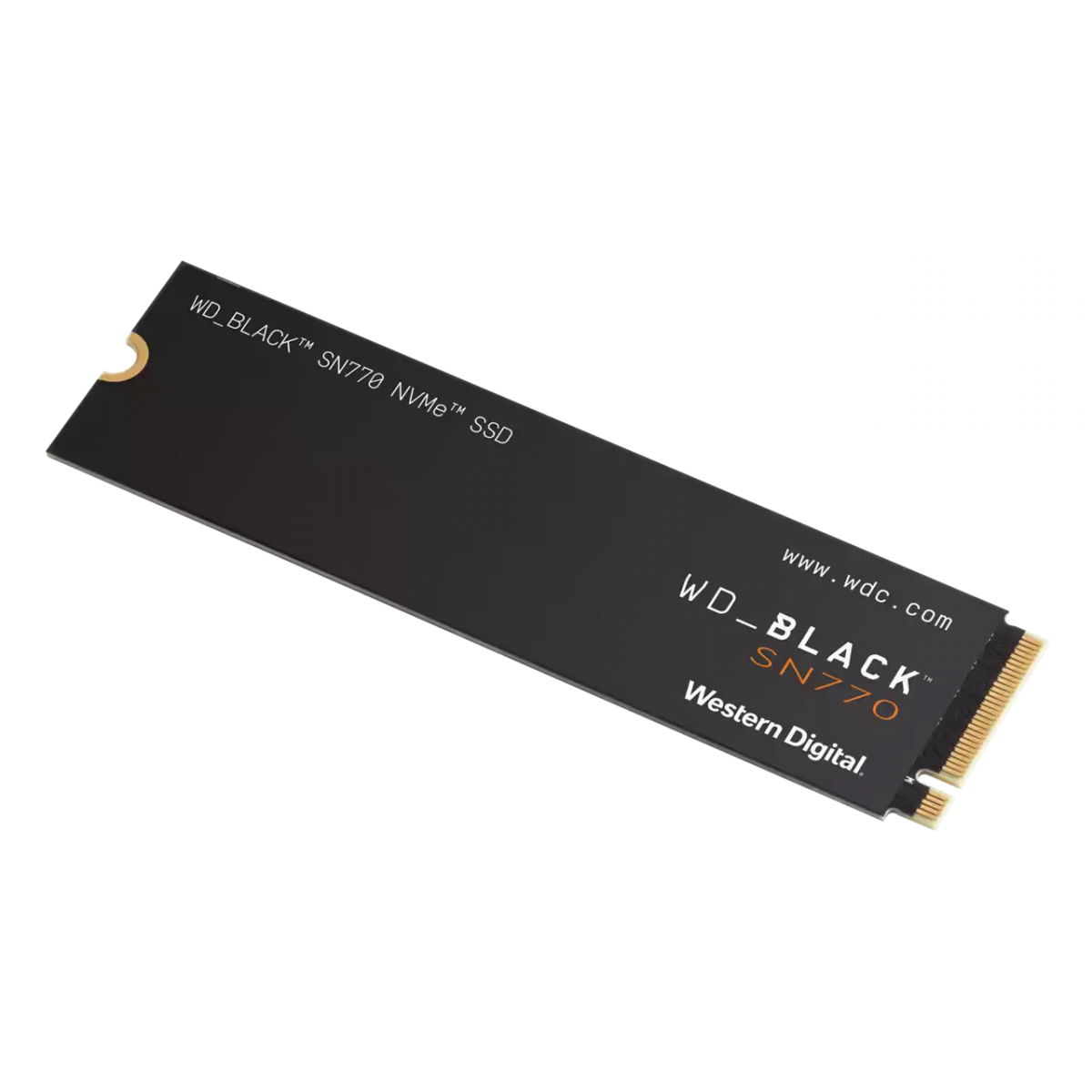 SSD WD Black SN770 1TB, M.2 2280, NVMe, Leitura 5150MBs e Gravação 4900MBs,  WDS100T3X0E