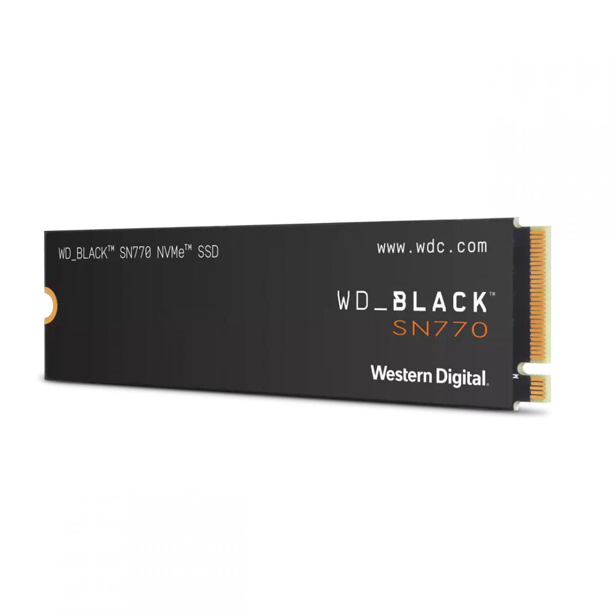 SSD WD Black SN770 1TB, M.2 2280, NVMe, Leitura 5150MBs e Gravação 4900MBs, WDS100T3X0E