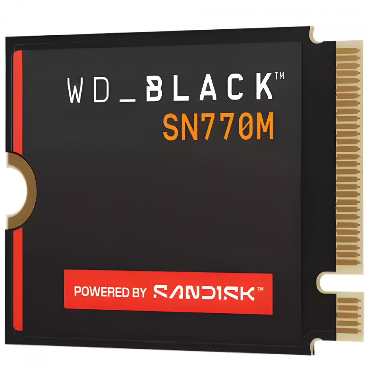 SSD WD_Black SN770M, M.2 2230 NVMe, 500GB, Leitura 5000MBs e Gravação 4000MBs, WDS500G3X0G
