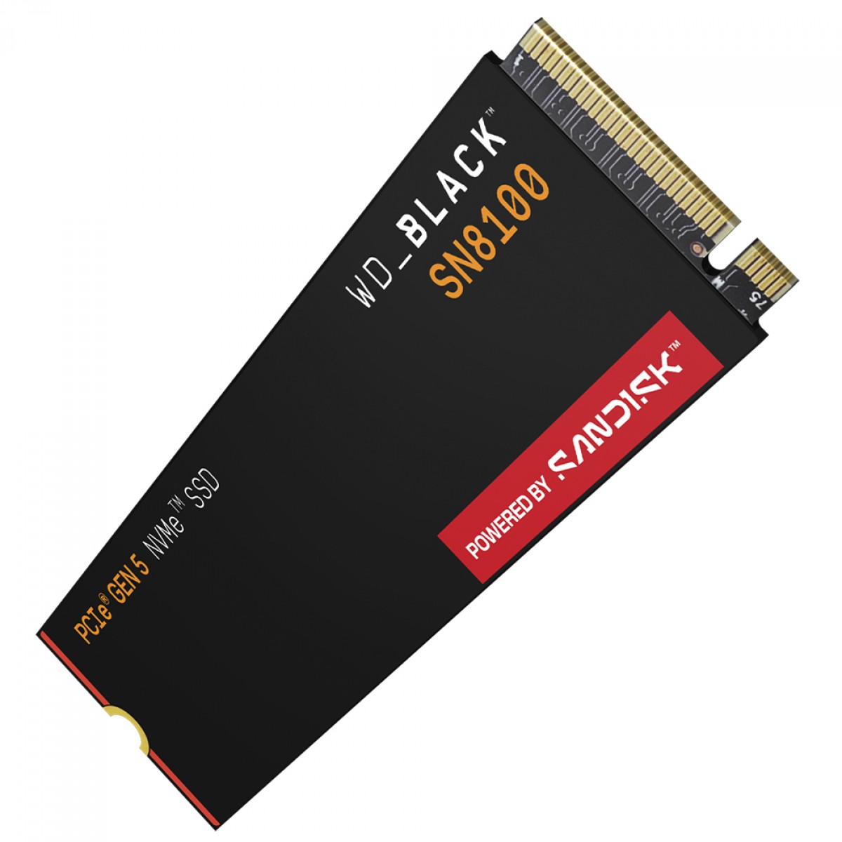 SSD WD_Black SN8100 NVMe M.2 2280, 1TB, PCIe Gen 5.0x4, Leitura
