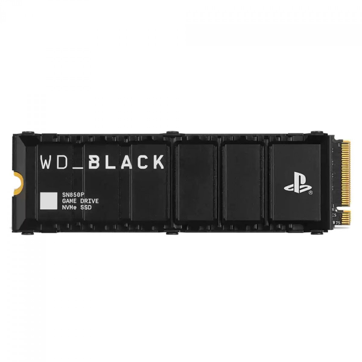SSD WD_Black SN850P, NVMe, 4TB, Leitura 7300MBs e Gravação 6600MBs, Para Consoles PS5, WDBBYV0040BNC-WRSN
