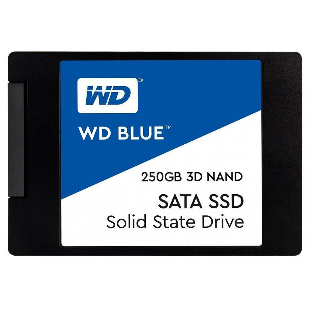 SSD WD Blue, 250GB, Sata III, Leitura 550MBs e Gravação 525MBs, WDS250G2B0A