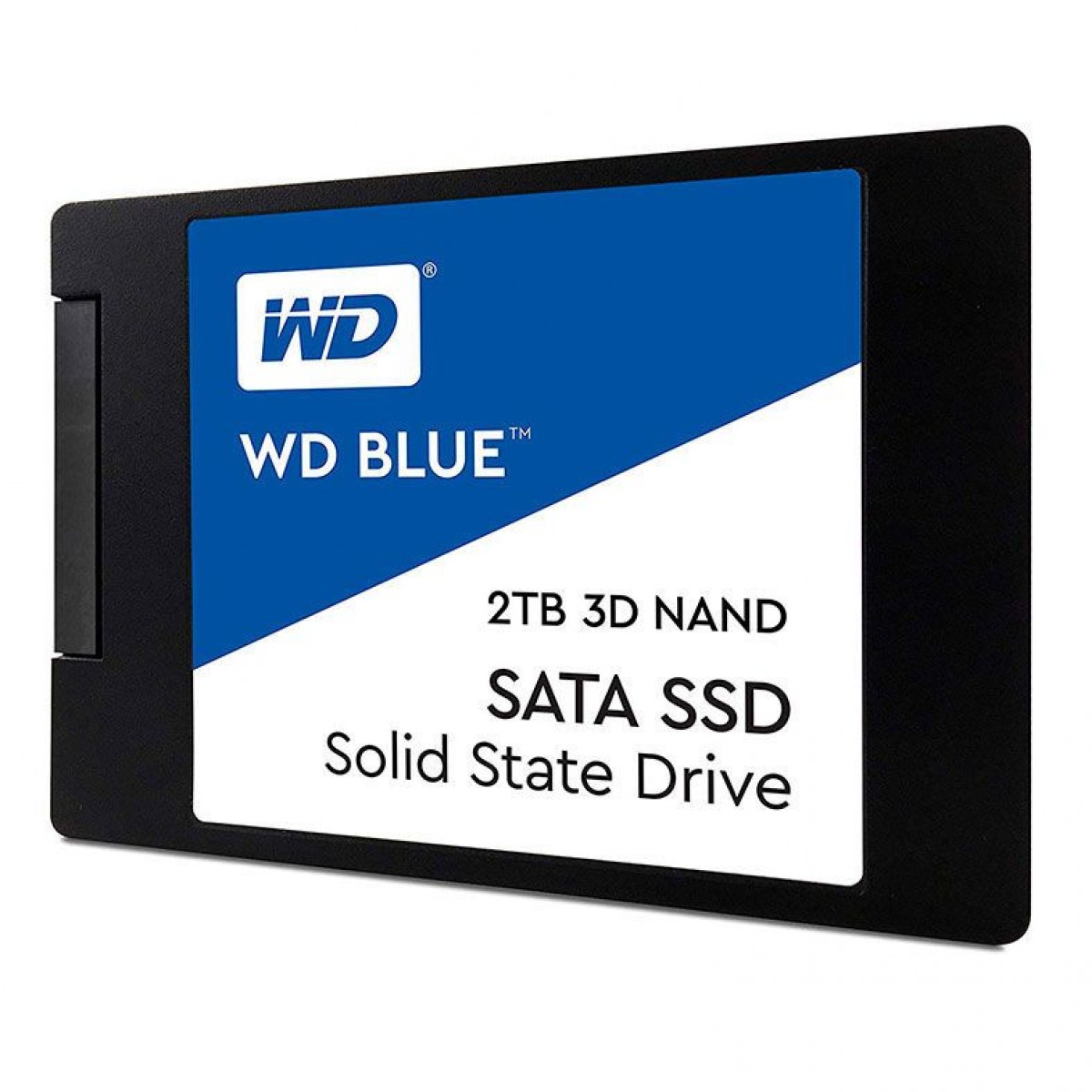 SSD WD Blue 2TB, Sata III, Leitura 560MBs e Gravação 530MBs, WDS200T2B0A