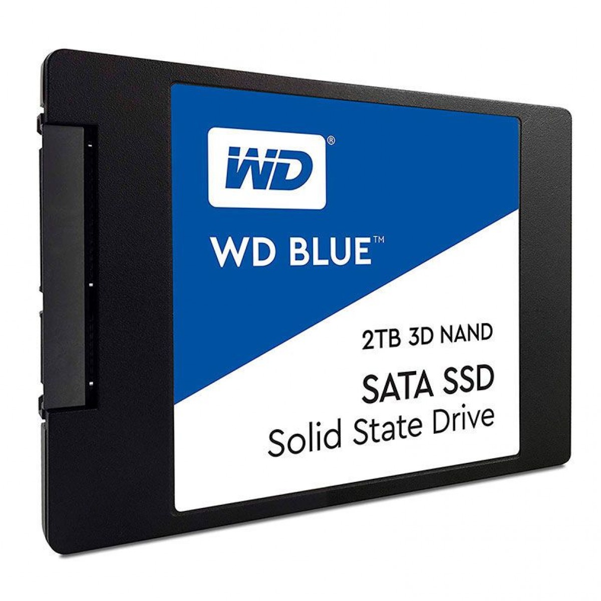 SSD WD Blue 2TB, Sata III, Leitura 560MBs e Gravação 530MBs, WDS200T2B0A