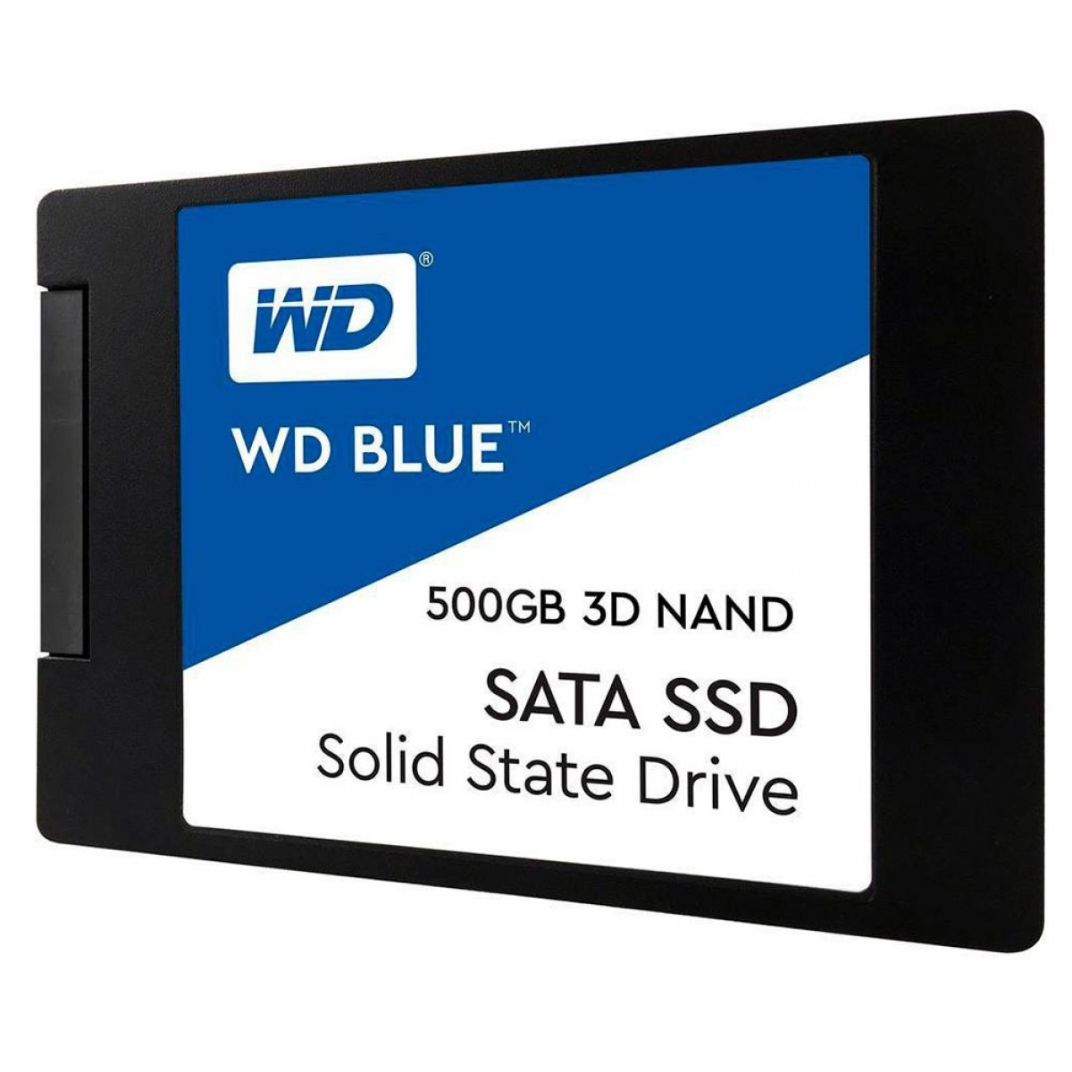 SSD WD Blue 500GB, Sata III, Leitura 560MBs e Gravação 530MBs, WDS500G2B0A 