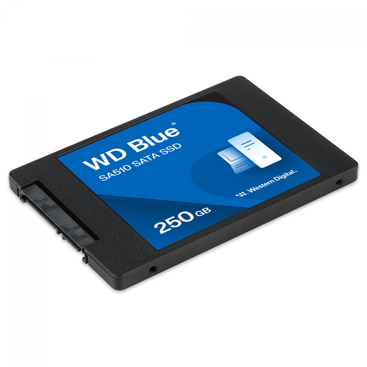 SSD WD Blue SA510, 250GB, Sata III, Leitura 555MBs e Gravação 440MBs, WDS250G3B0A