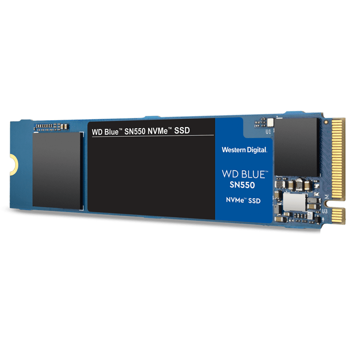 SSD WD Blue SN550 250GB, M.2 2280, NVME, Leitura 2400MBs e Gravação 950MBs, WDS250G2B0C
