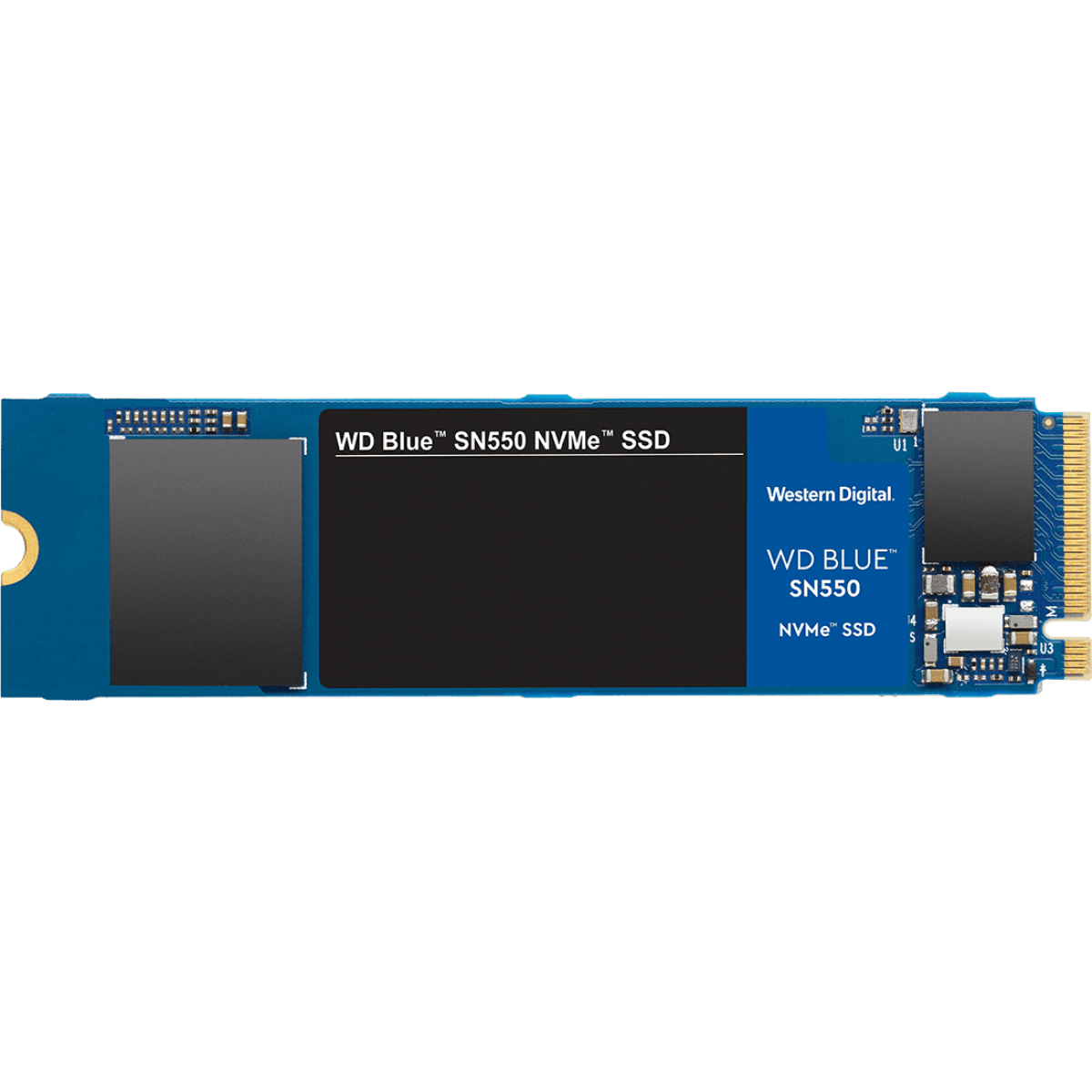 SSD WD Blue SN550 250GB, M.2 2280, NVME, Leitura 2400MBs e Gravação 950MBs, WDS250G2B0C