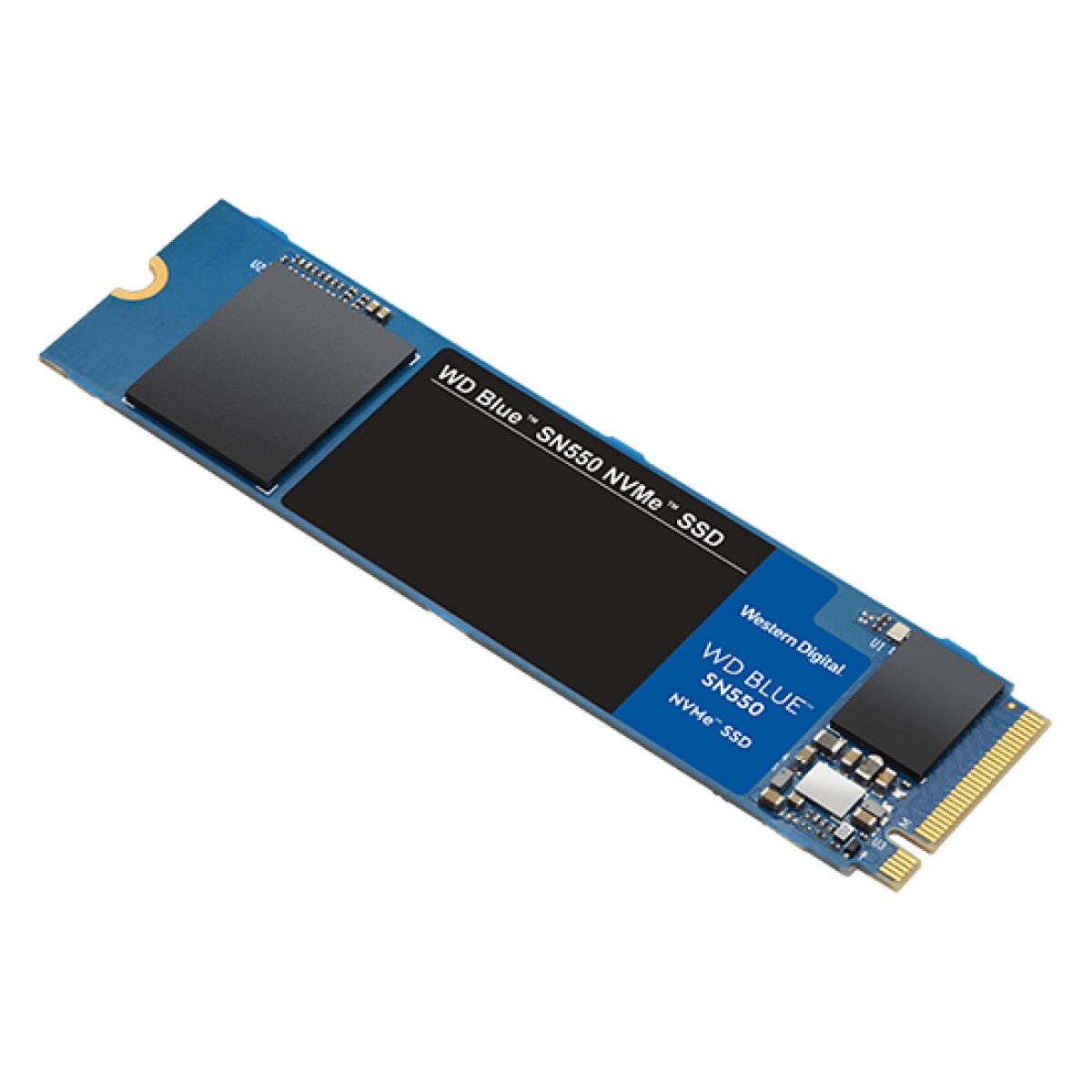 SSD WD Blue SN550 500GB, M.2 2280, NVME, Leitura 2400MBs e Gravação 1750MBs, WDS500G2B0C