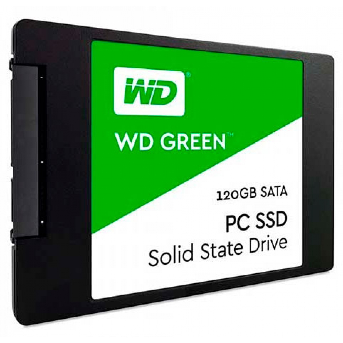 SSD WD Green, 120GB, Sata III, Leitura 540MBs e Gravação 430MBs, WDS120G2G0A